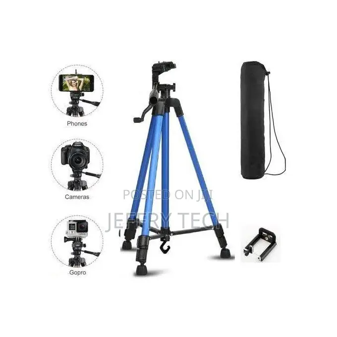 Tripod Stand for Phone and Camera (135cm Height)