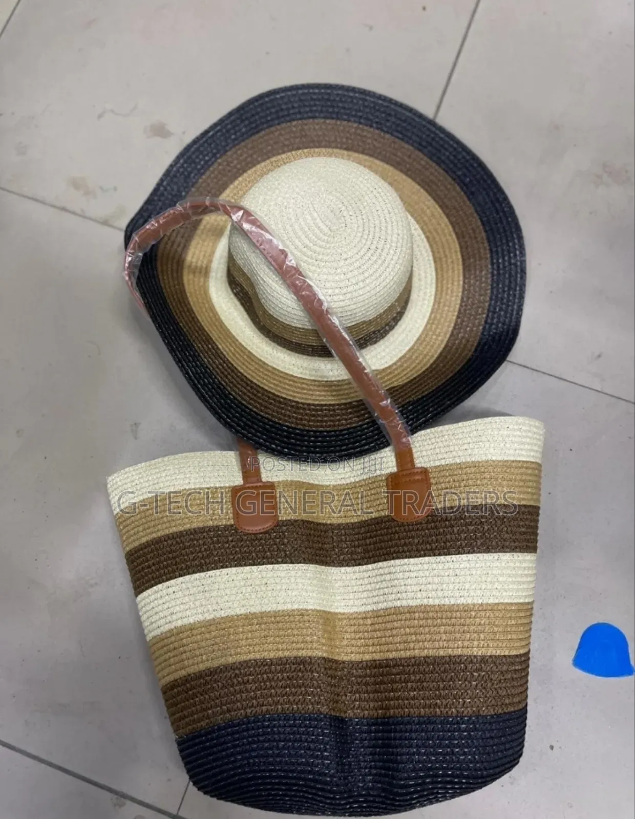 Beach Lady Bag With Matching Hat – Stylish Summer Set
