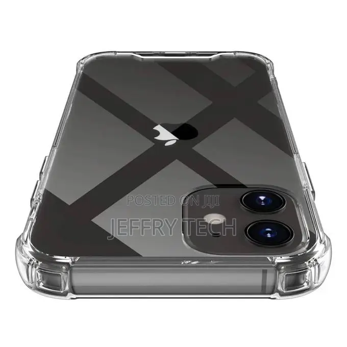 iPhone 12 Silicone Transparent Phone Case Pouch With Camera Pr