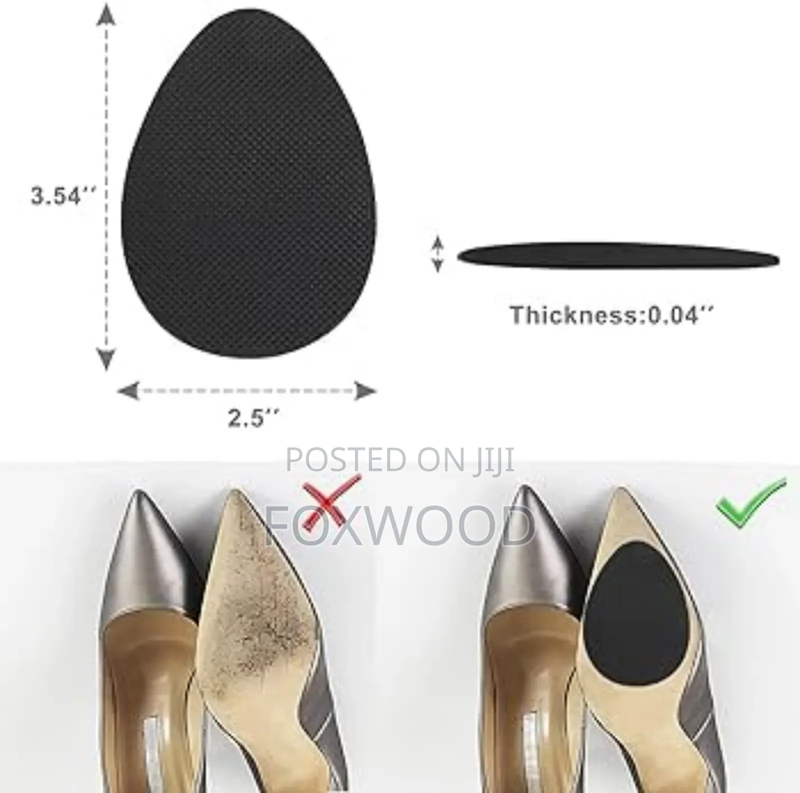 Self-Adhesive Shoe Sole Non-Slip Pads