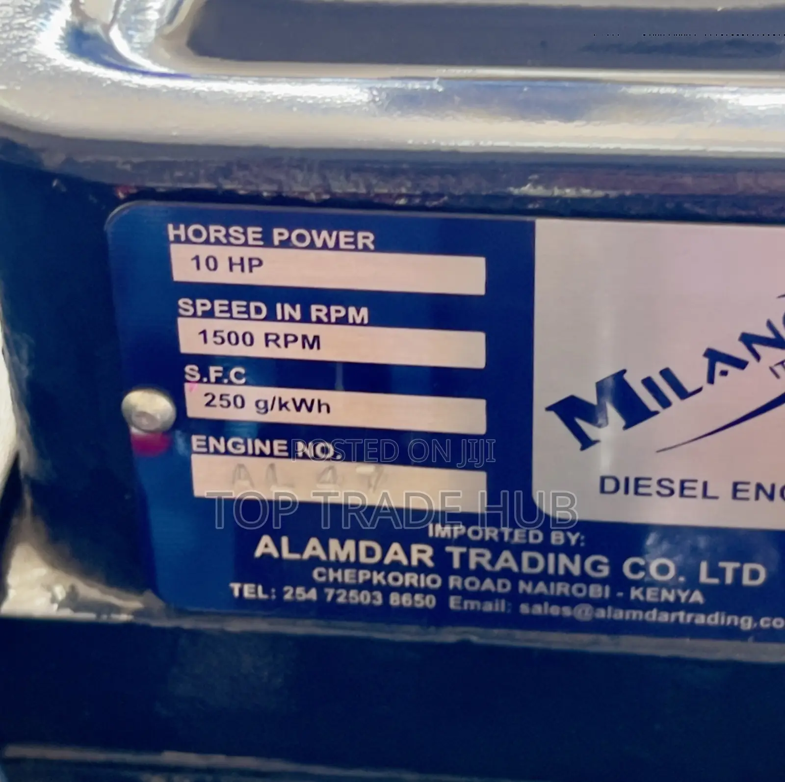 Milano Italia Heavy Duty Diesel Engine 10hp 1500rpm