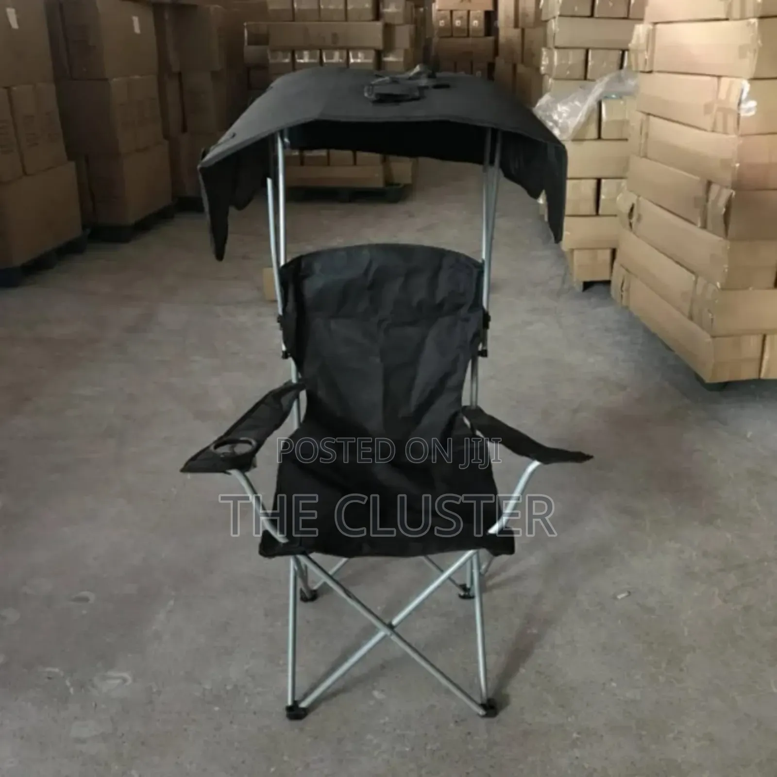 Foldable Camping Chair With Sun Canopy – Stay Cool Anywhere