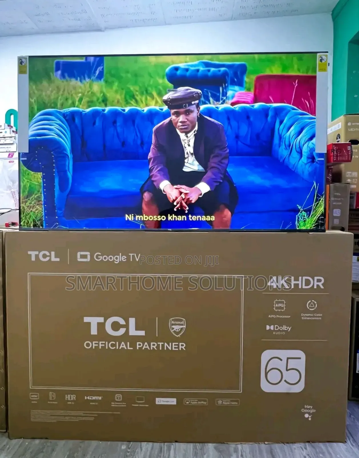Tcl 65′′Inches V6c Uhd Hdr10+ Google Tv Latest Model With Voice Comand