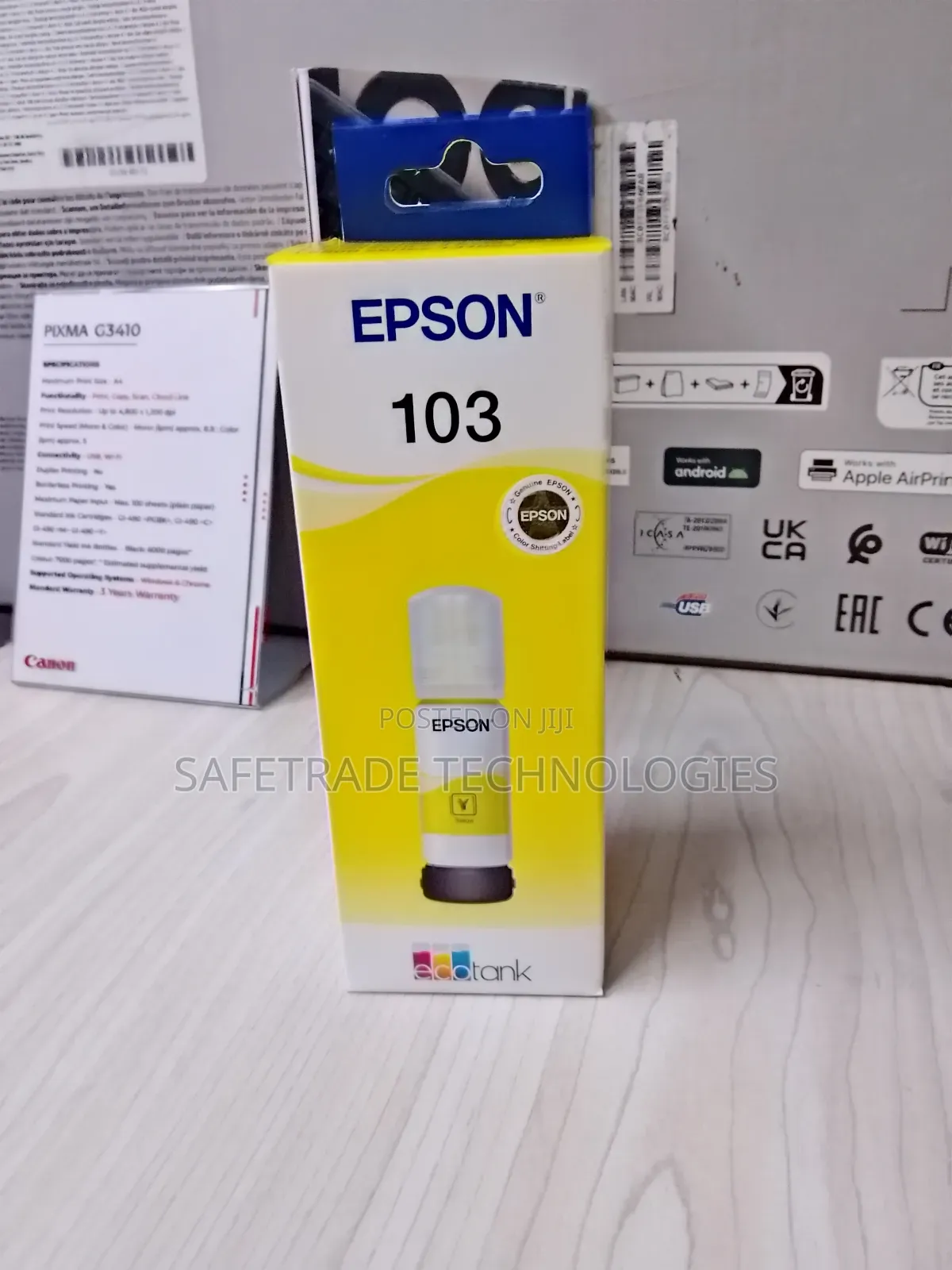 Approved Epson 103 Yellow Ink Cartridge