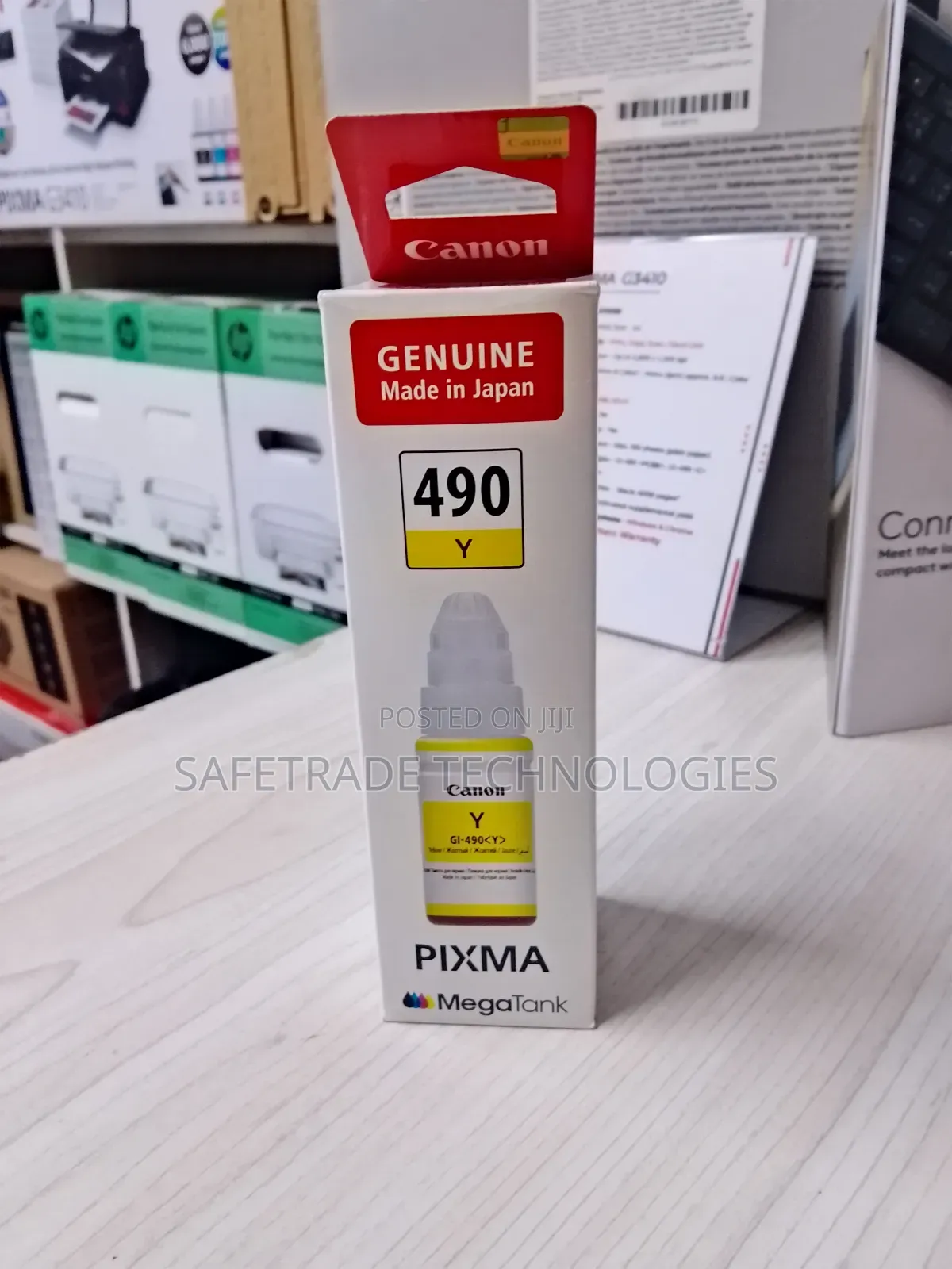 Latest Canon 490 Yellow Ink Cartridge