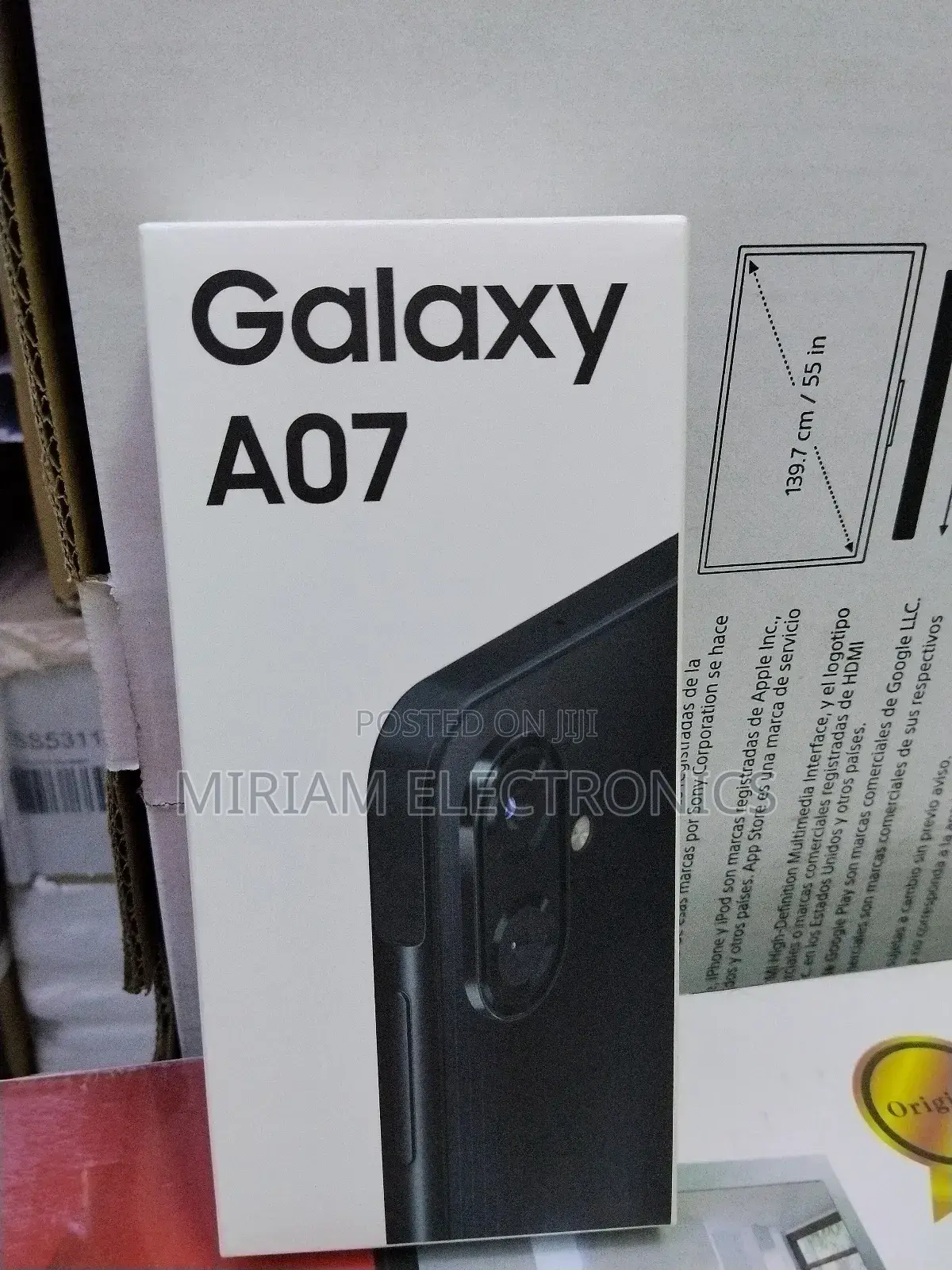 New Samsung Galaxy A07 4G 128 GB Black