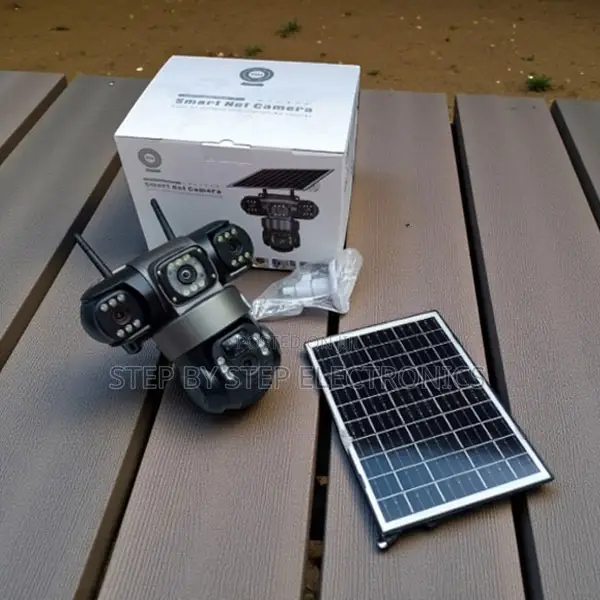 12mp V380pro 4g Triple Lens Solar PTZ Camera Live View Video Streaming