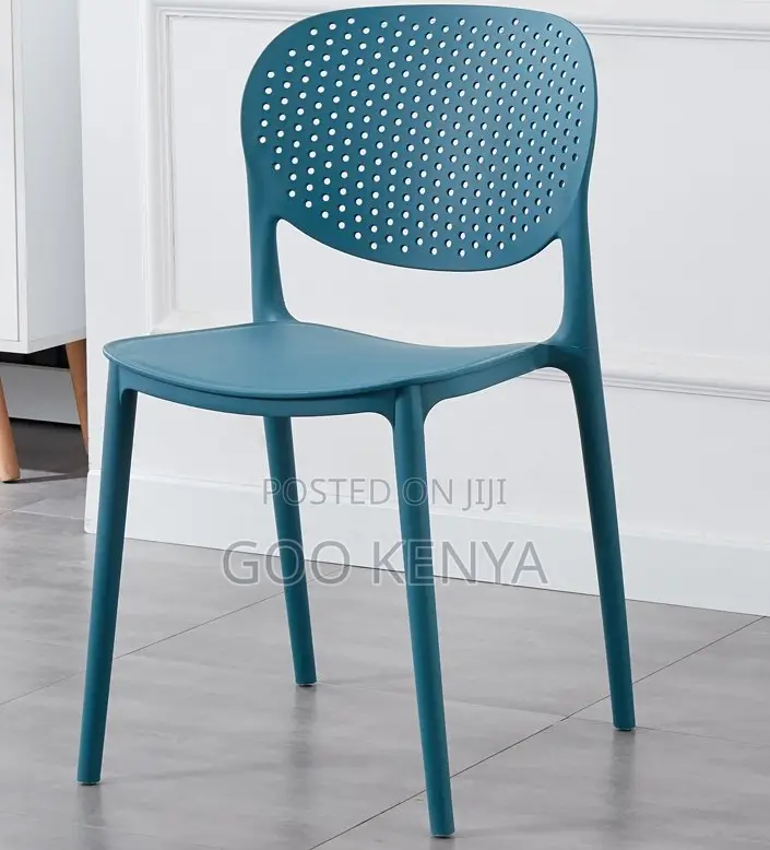 Home Chair; Stackable Lightweight and Weather-Resistant Plastic Chair