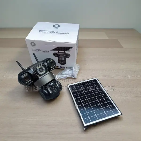 12mp Two-Way Communication 3 Lens 1080p PTZ Solar 4g Outdoor Camera