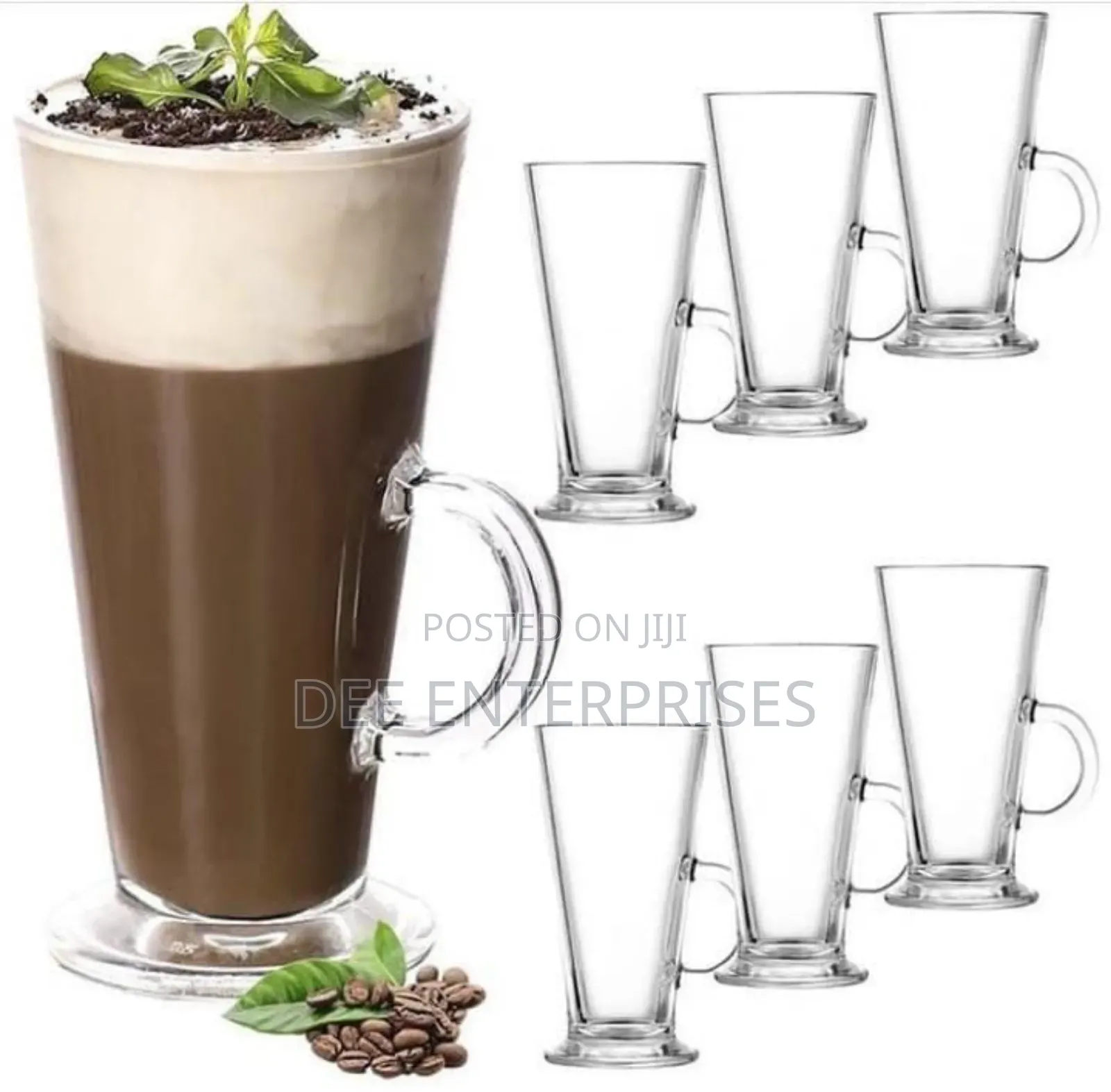 Latte Glass 6 PCS