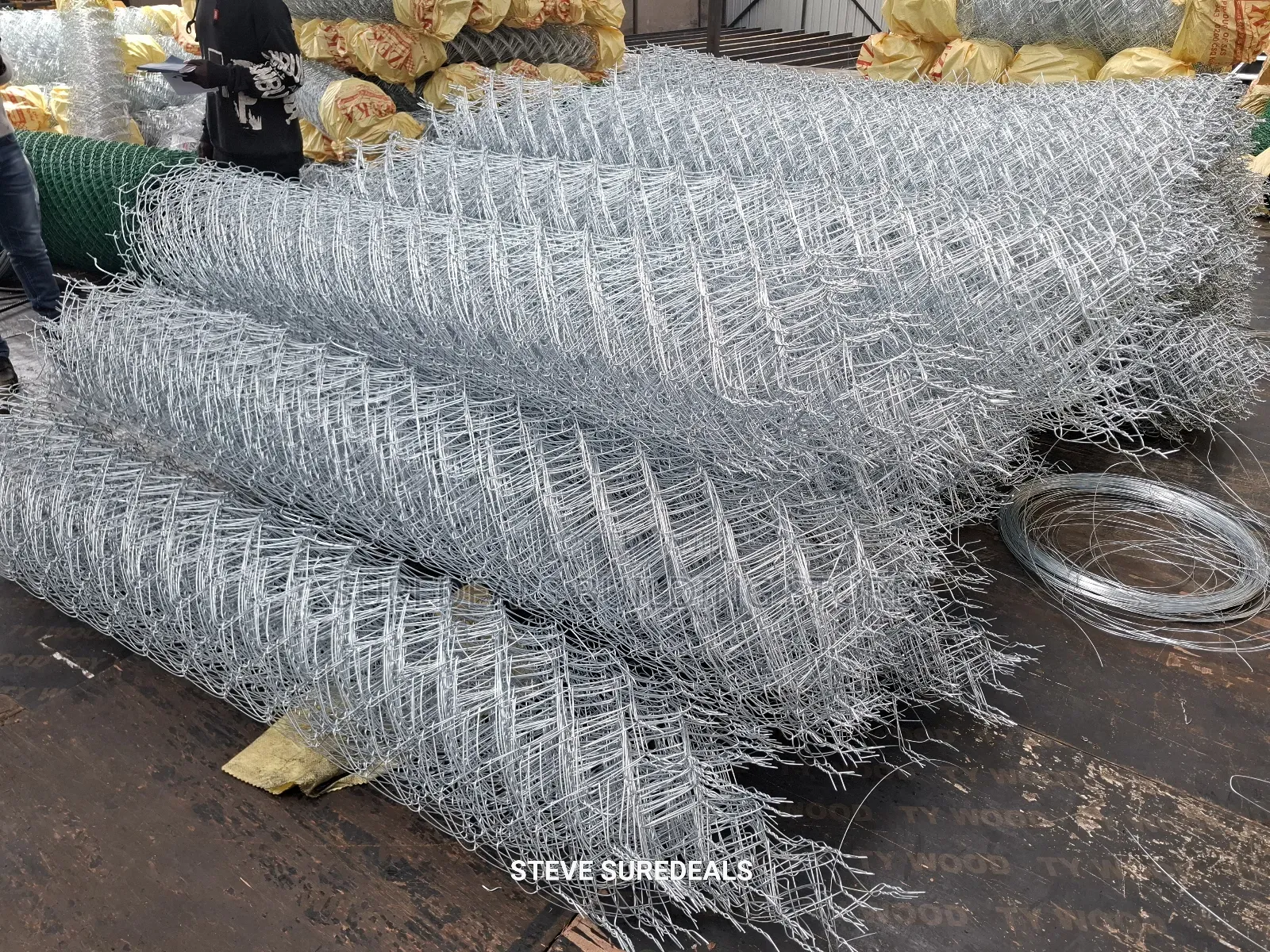 Quality Galvanised Chainlink Fencing Wire 14 Gauge , 6ft