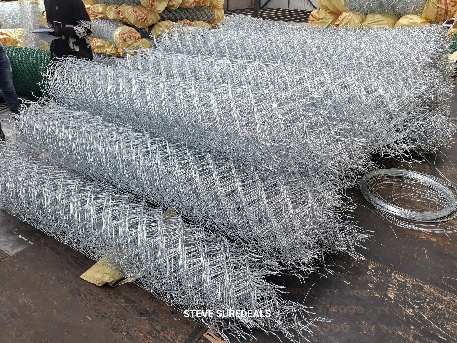 Quality Galvanised Chainlink Fencing Wire 14 Gauge , 6ft