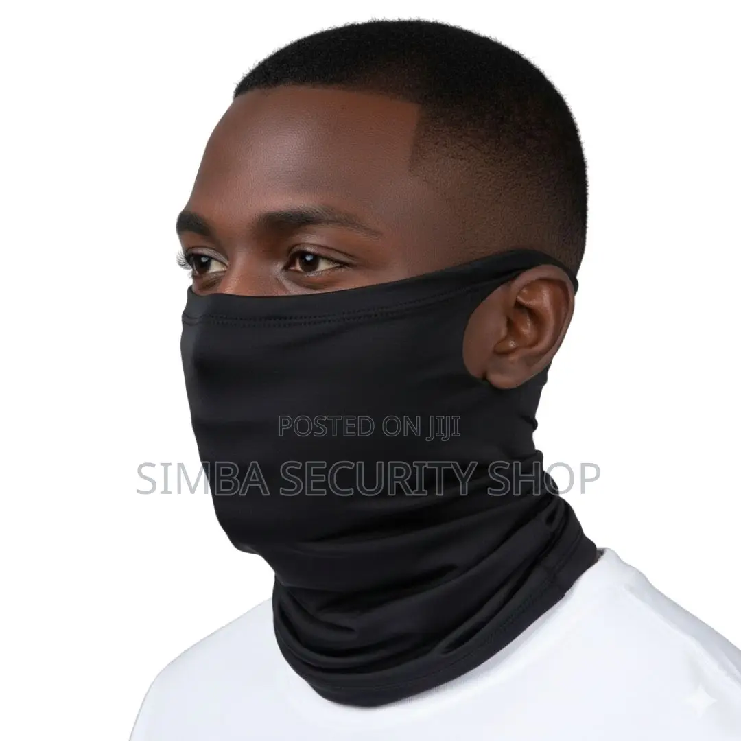 Half Mask Neck Gaiter With Ear Slits Slots Balaclava Hm2 Bandana Scarf