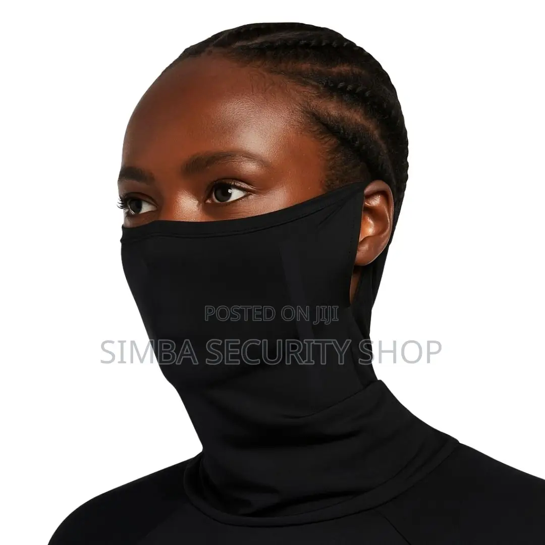 Half Mask Neck Gaiter With Ear Slits Slots Balaclava Hm2 Bandana Scarf