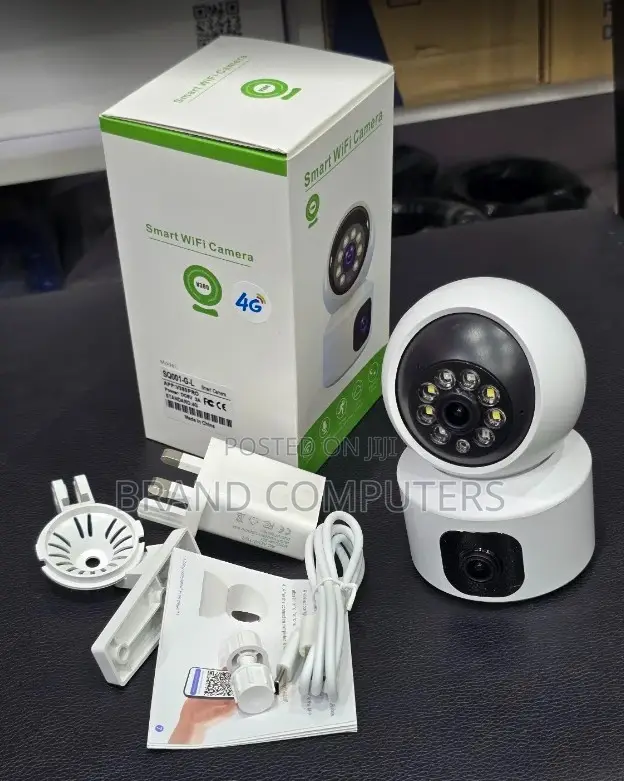 4g Wireless Indoor Smart PTZ Camera With Dual Lenses