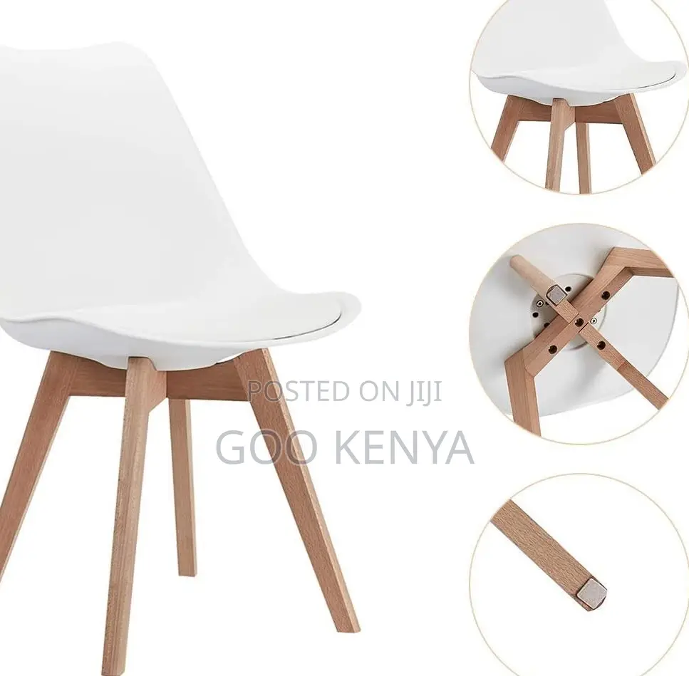 Home Chair; High-Quality Modern Chair With Trendy Wooden Leg Design