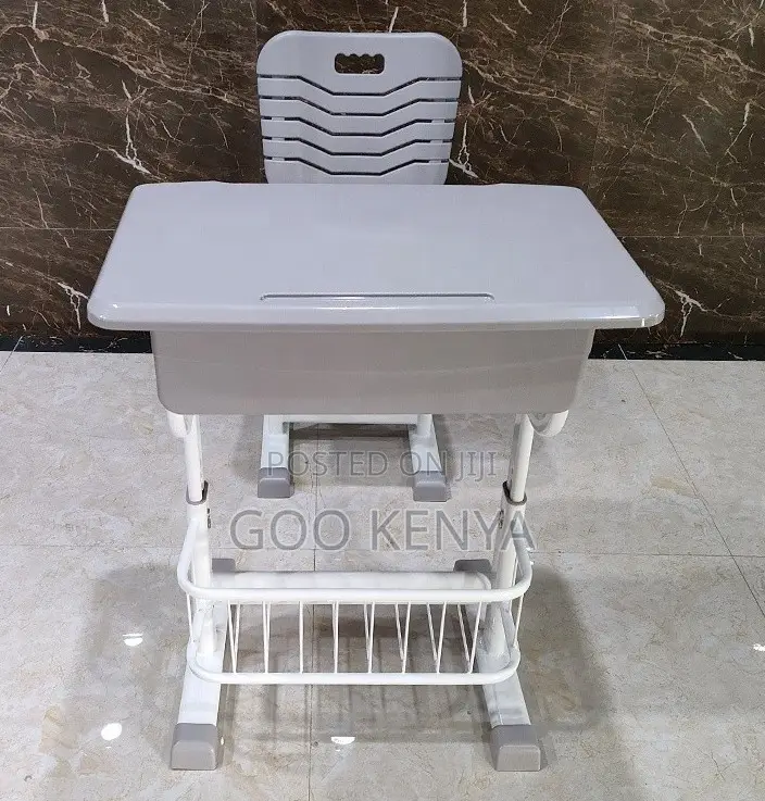 Kid's Desk; Ergonomic Student Desk and Chair Set for Classroom
