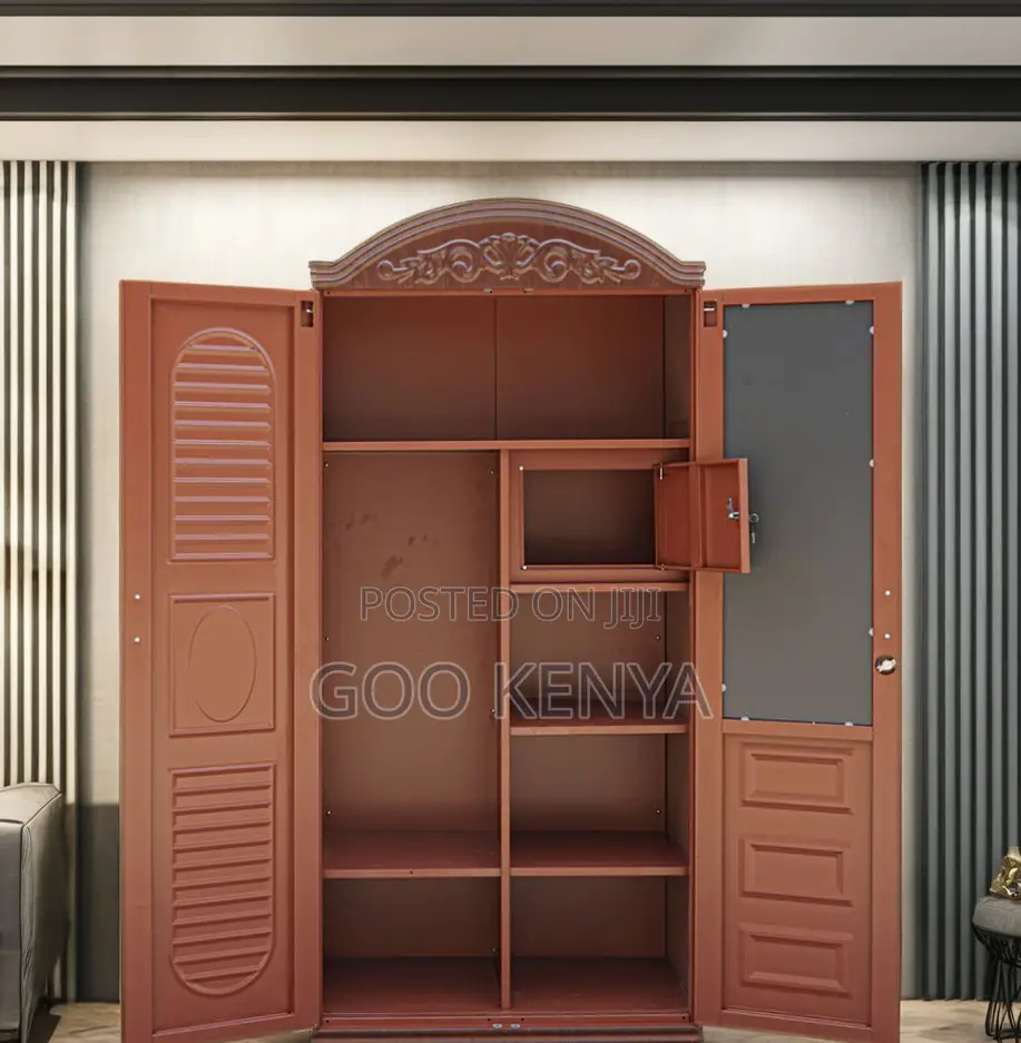 Home Wardrobe; Home Closet for Storage - Wooden Double Door