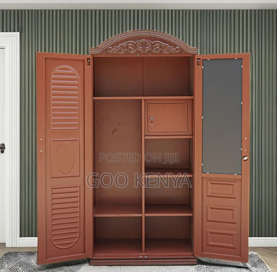 Home Wardrobe; Home Closet for Storage - Wooden Double Door