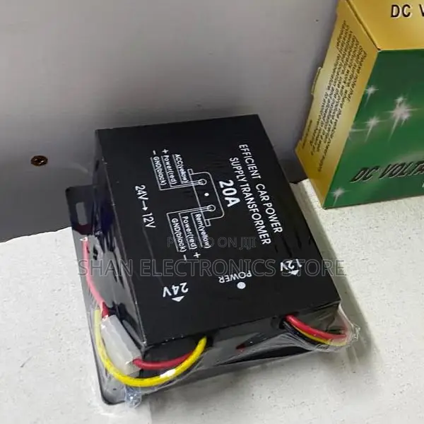 20a Vehicle Transformer Dc24v to Dc12v Converter for Vehicles