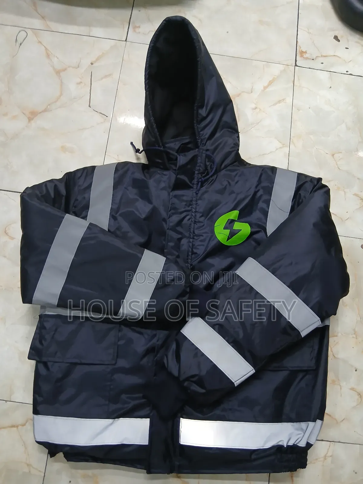 Hooded Navy Blue Reflective Full Jackets in Nairobi