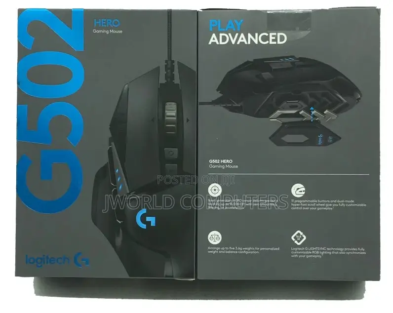 Logitech G502 Hero Mouse Wired