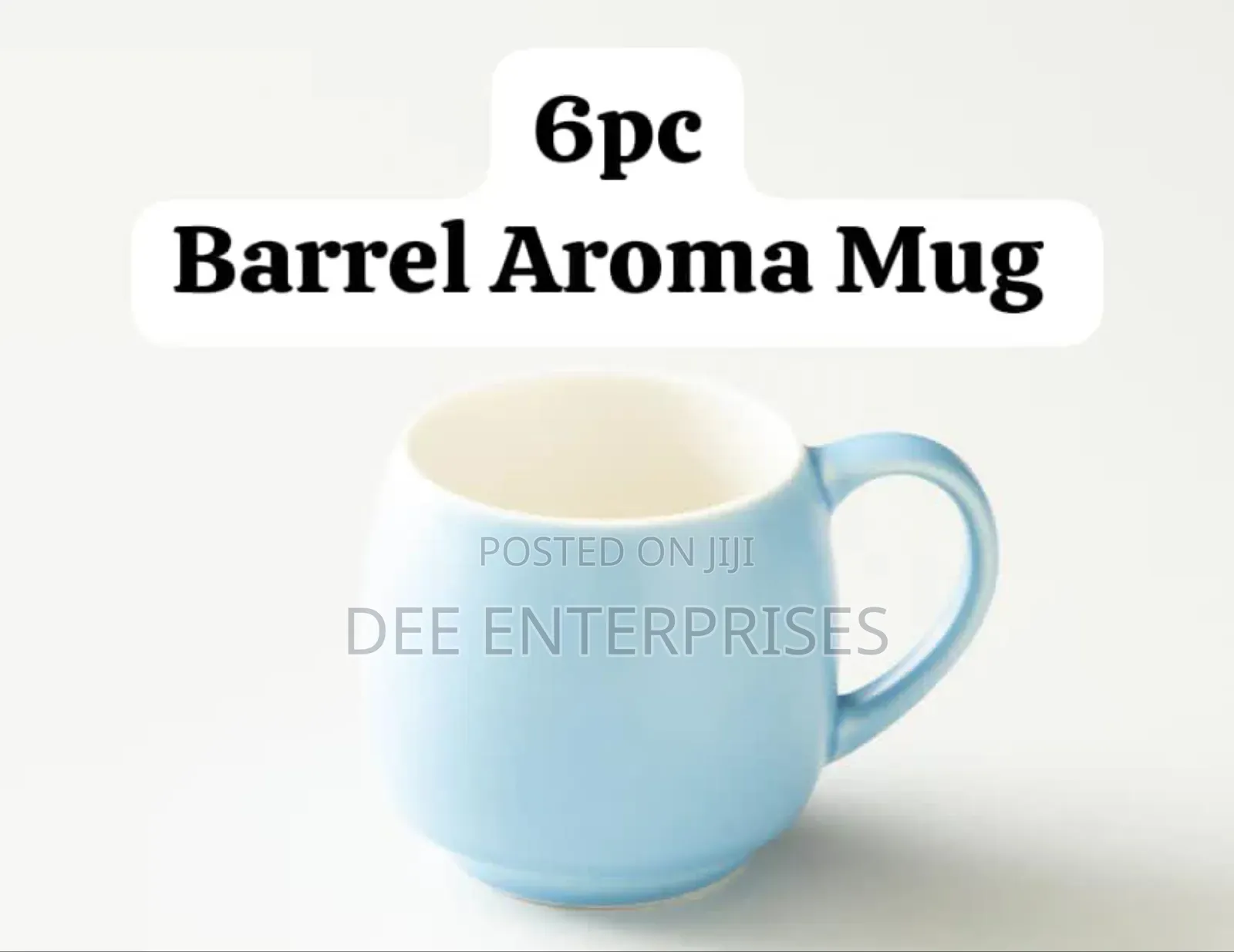 6pc Barrel Aroma Mugs