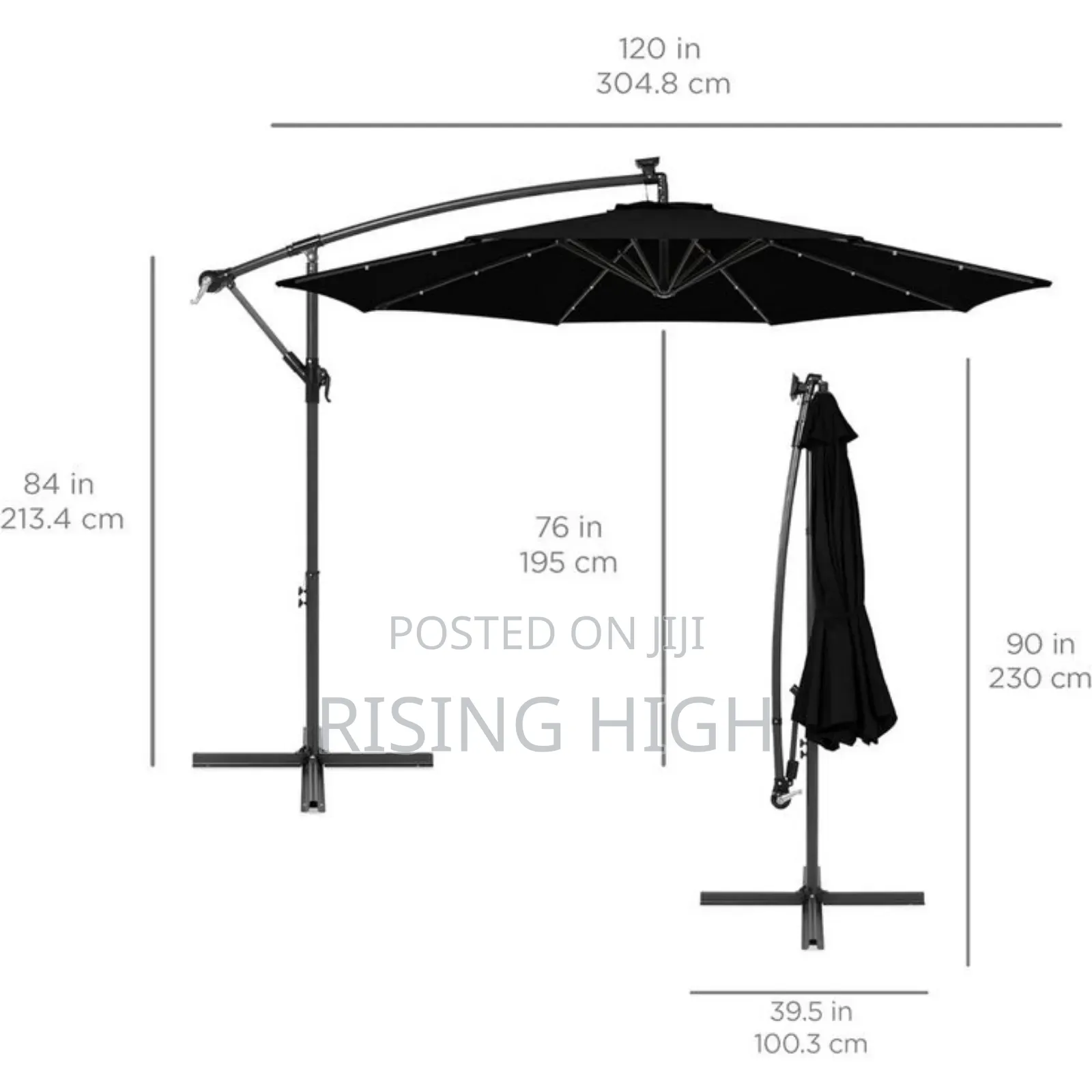 Solar Patio Gazebo – Lighting Included 