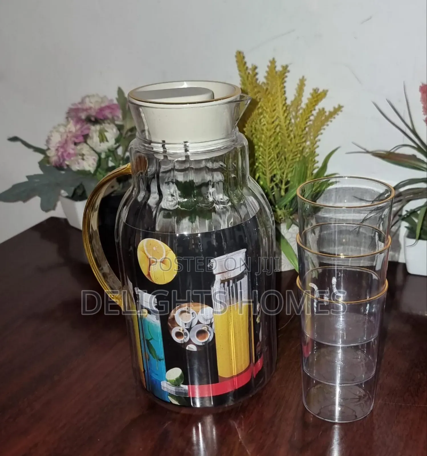 Stylish Clear Acrylic Water Set_pa