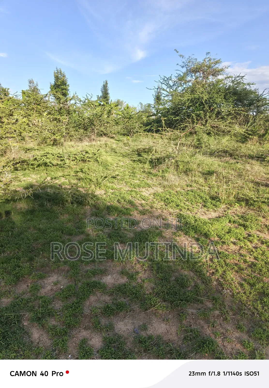 One Acre for Sale at Nguluni