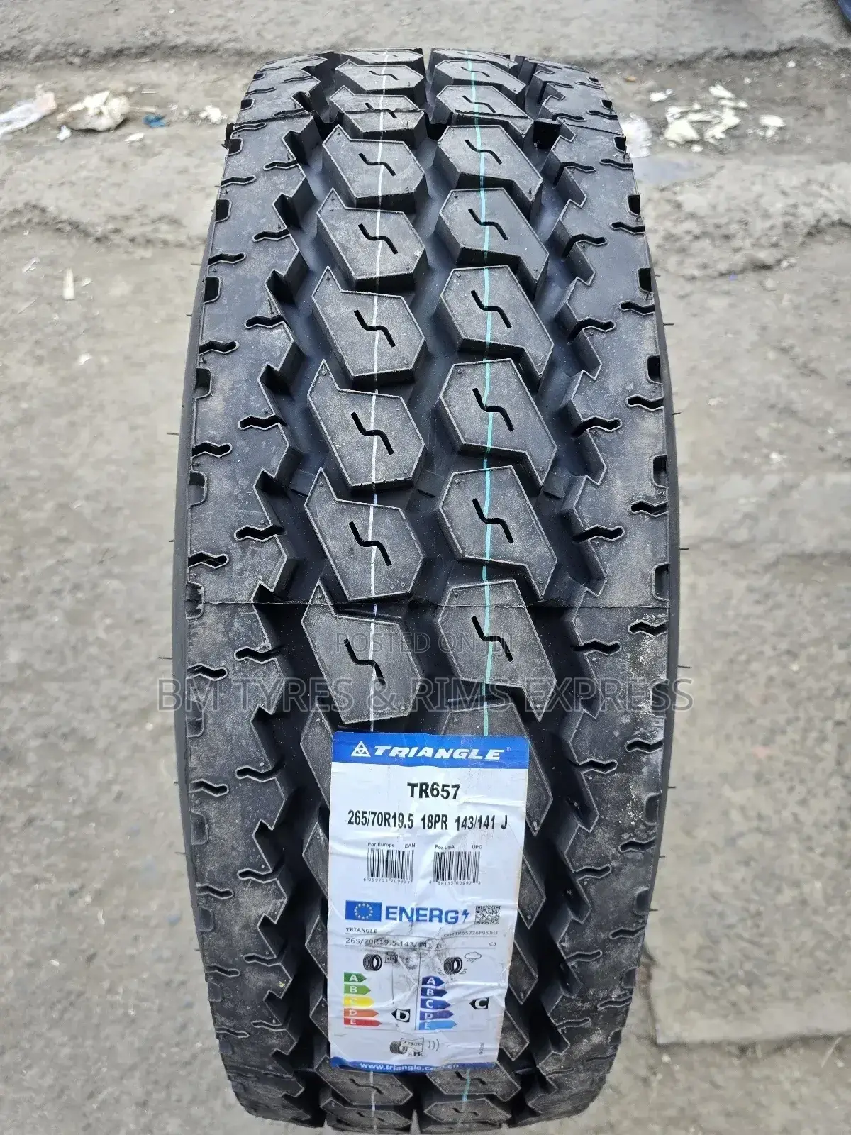 265 /70 R19. 5 Triangle.