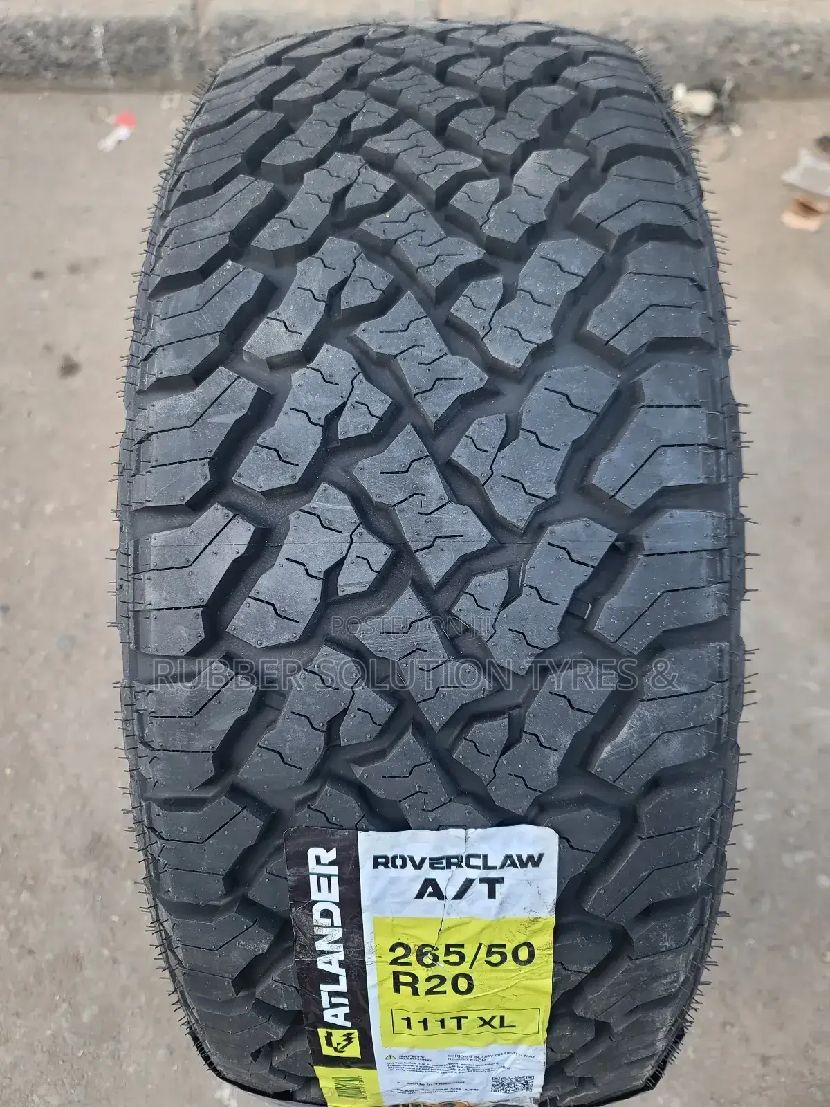 265/50r20 Atlander Tires [All-terrain] Made Thailand