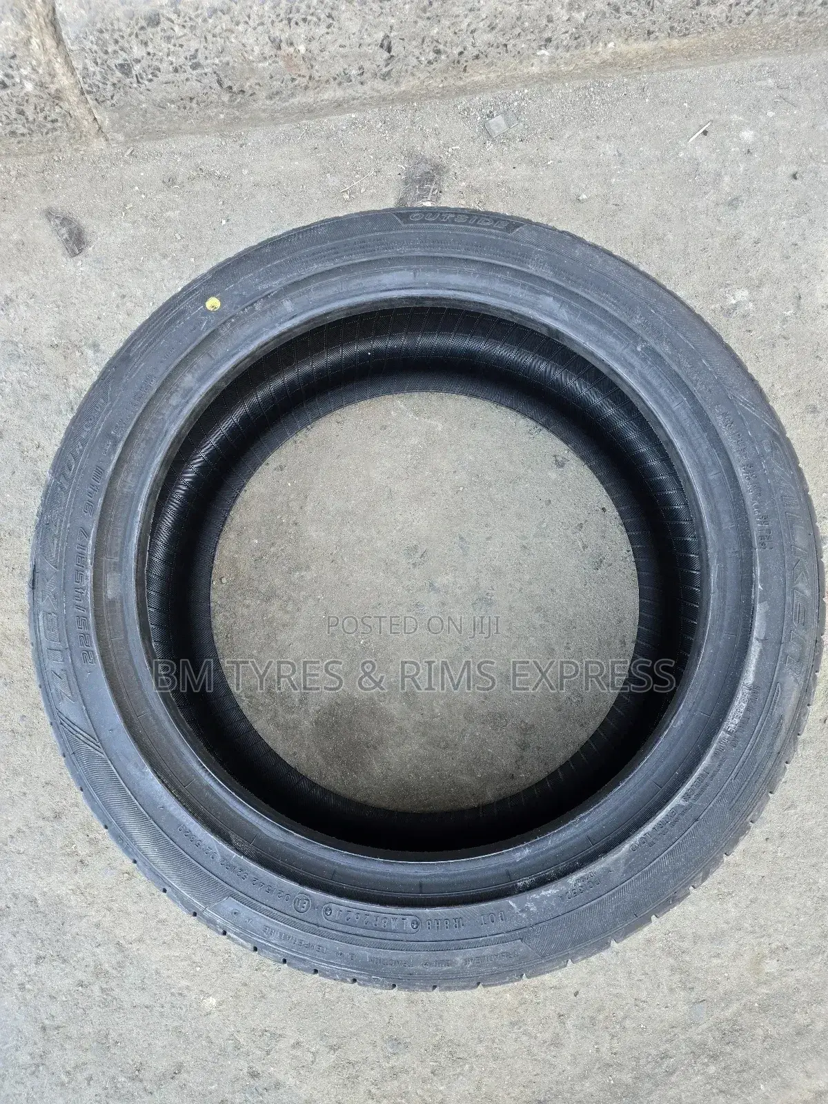 225 /45 R17 Falken Tyres (Ziex) Thailand.