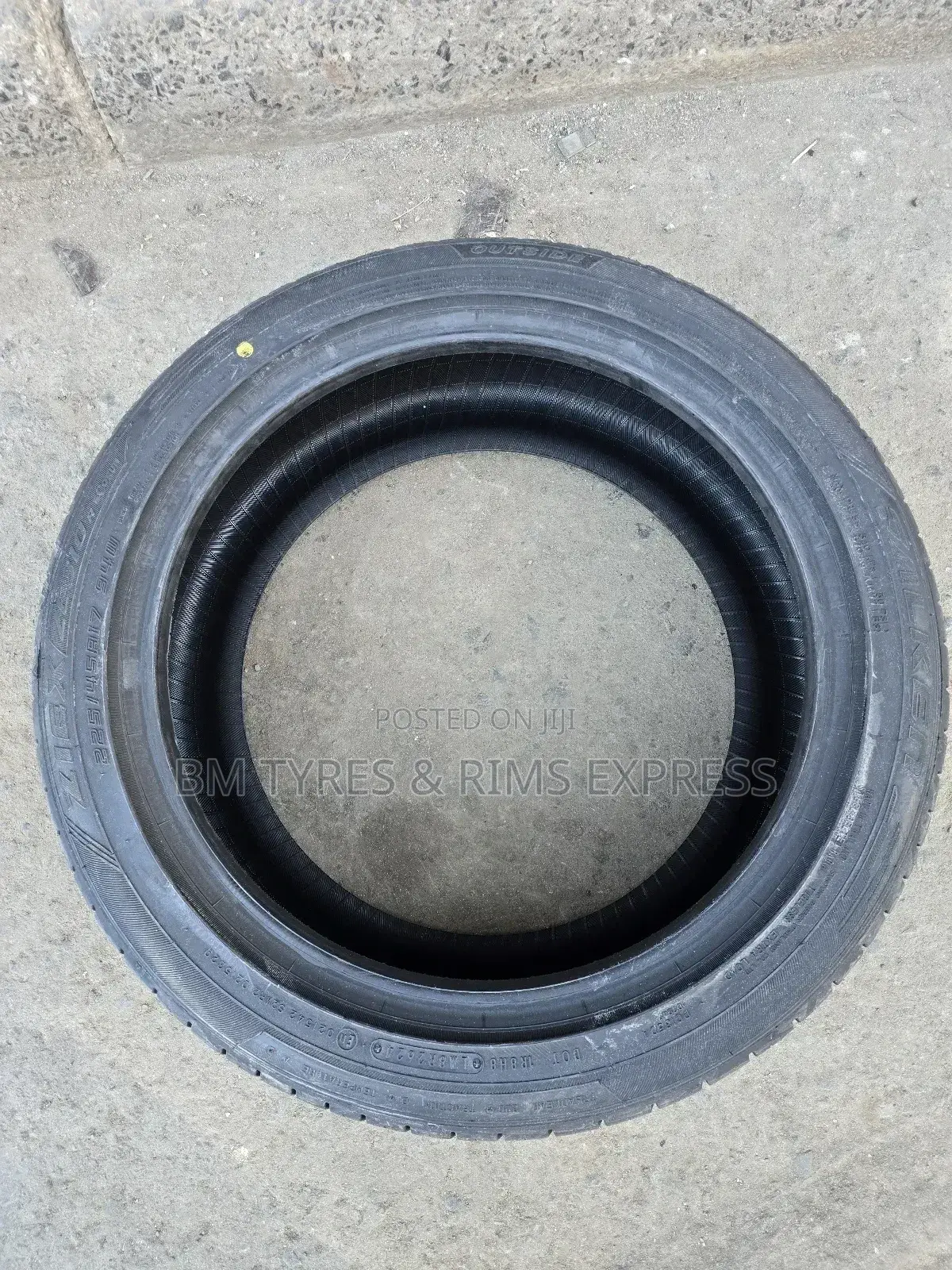 225 /45 R17 Falken Tyres (Ziex) Thailand.