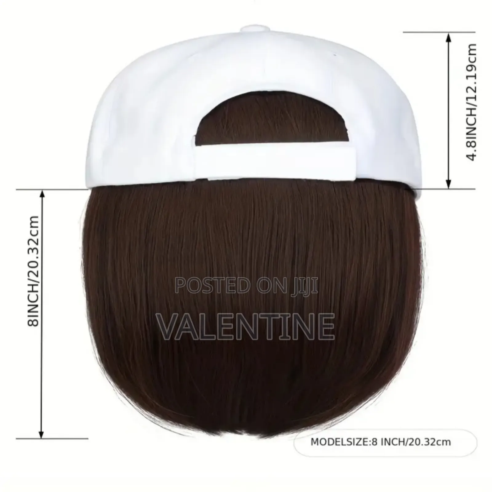 Short Bob Style With Baseball Cap Wig