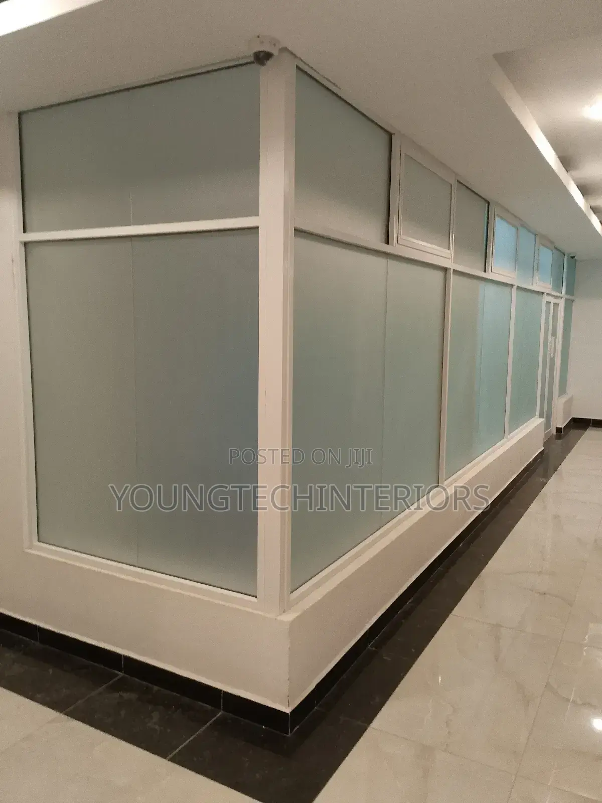 Aliminium Glass/MDF Partition
