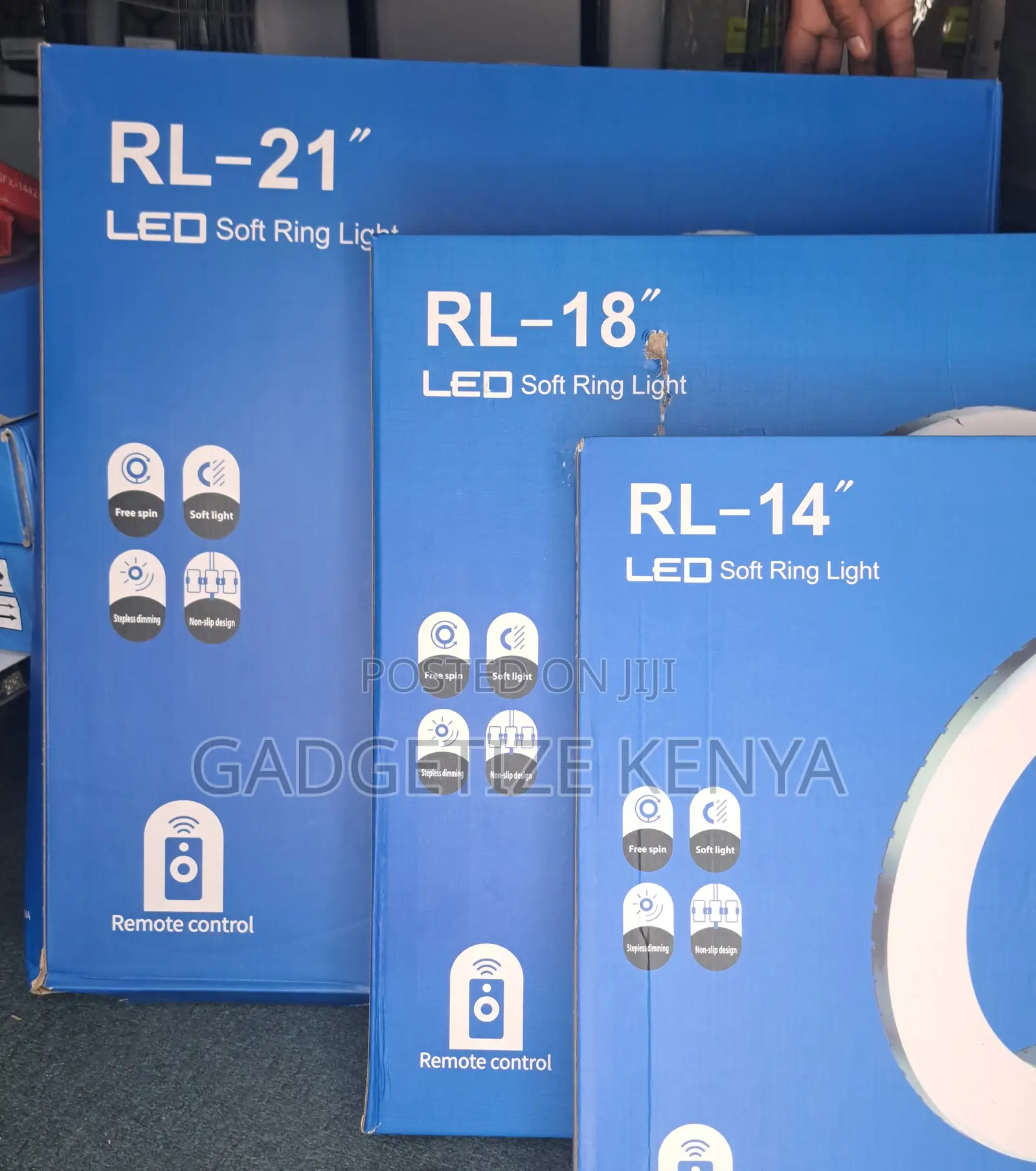 14-inches Rl Led Ring Light (Ac Power) With A 2.1m Tripod Stand