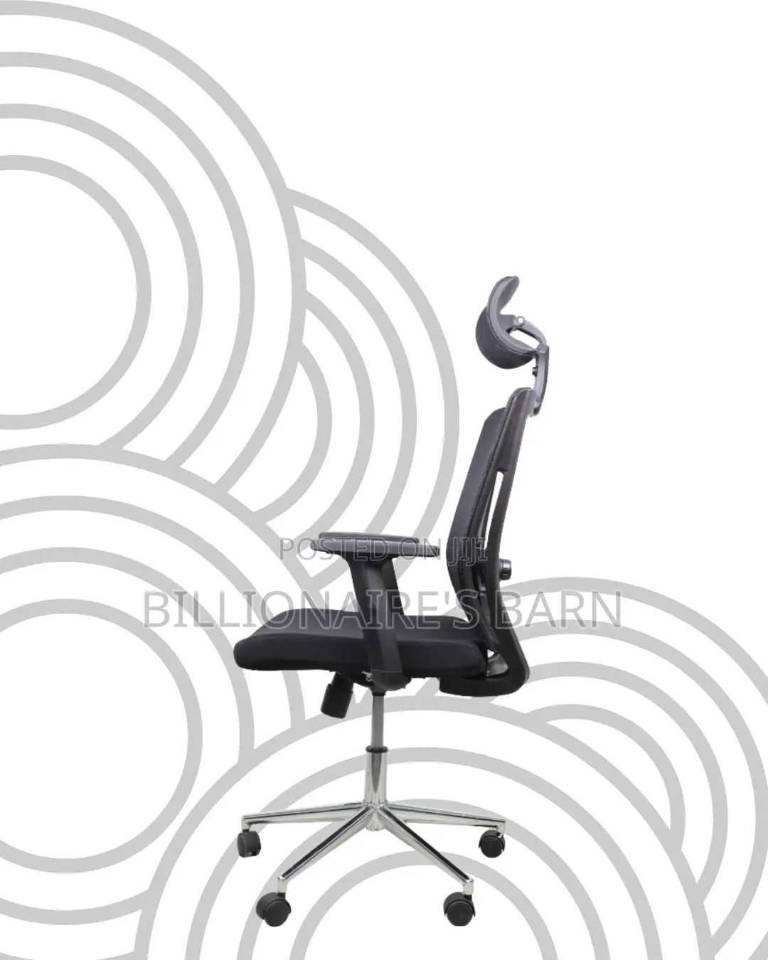 Sleek Mesh Chair With Chrome Base | Premium Look, Daily Comfort