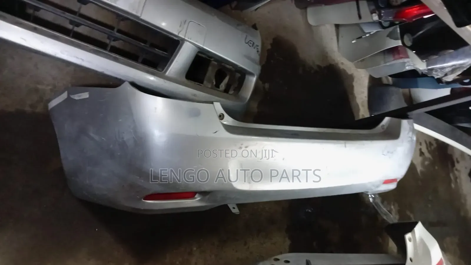 Toyota Axio 161 Rear Bumper With Reflectors