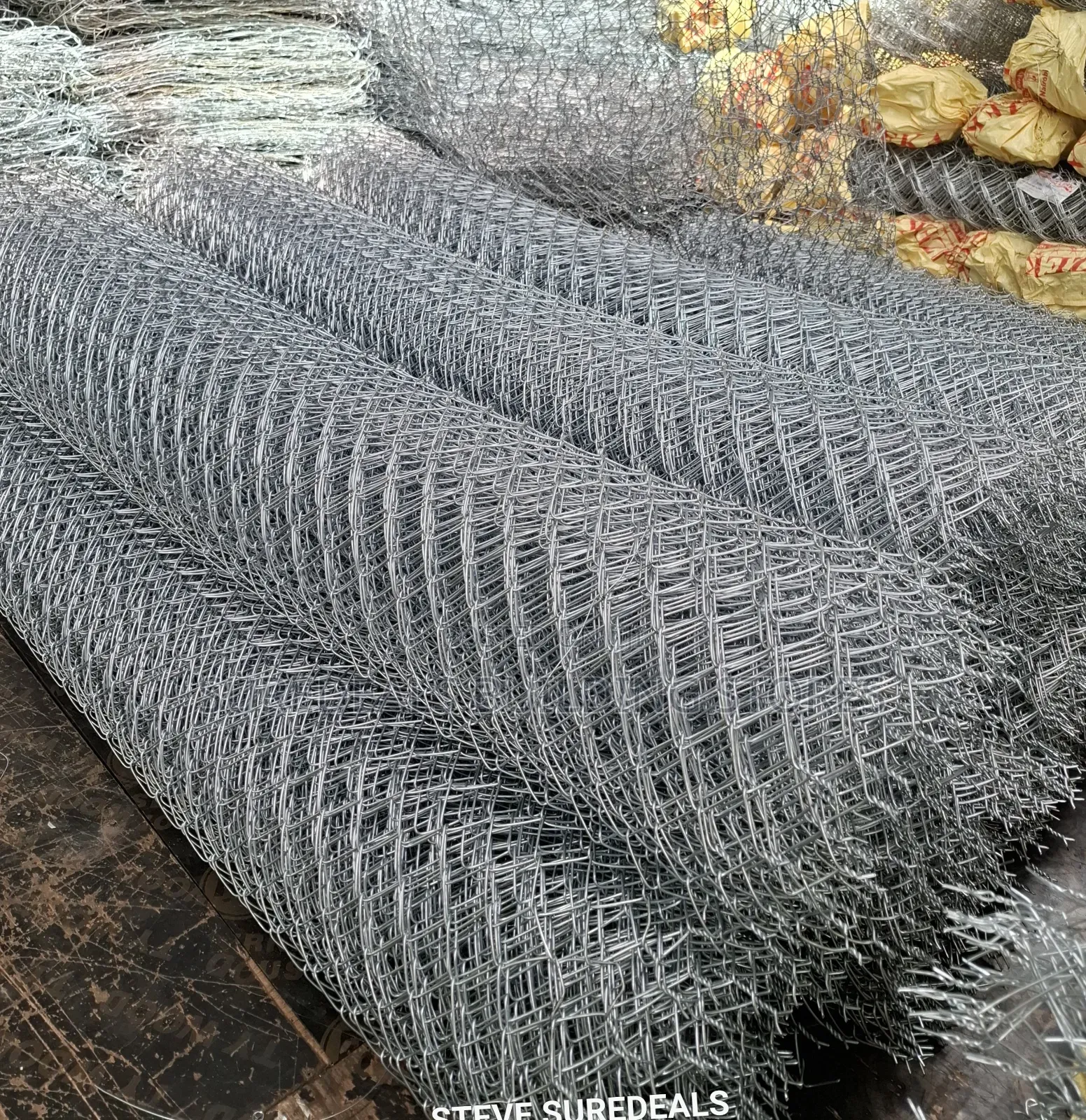 Twisted/Knuckle End Galvanised Chainlink Fencing Wire 11g,7ft * 18mtrs