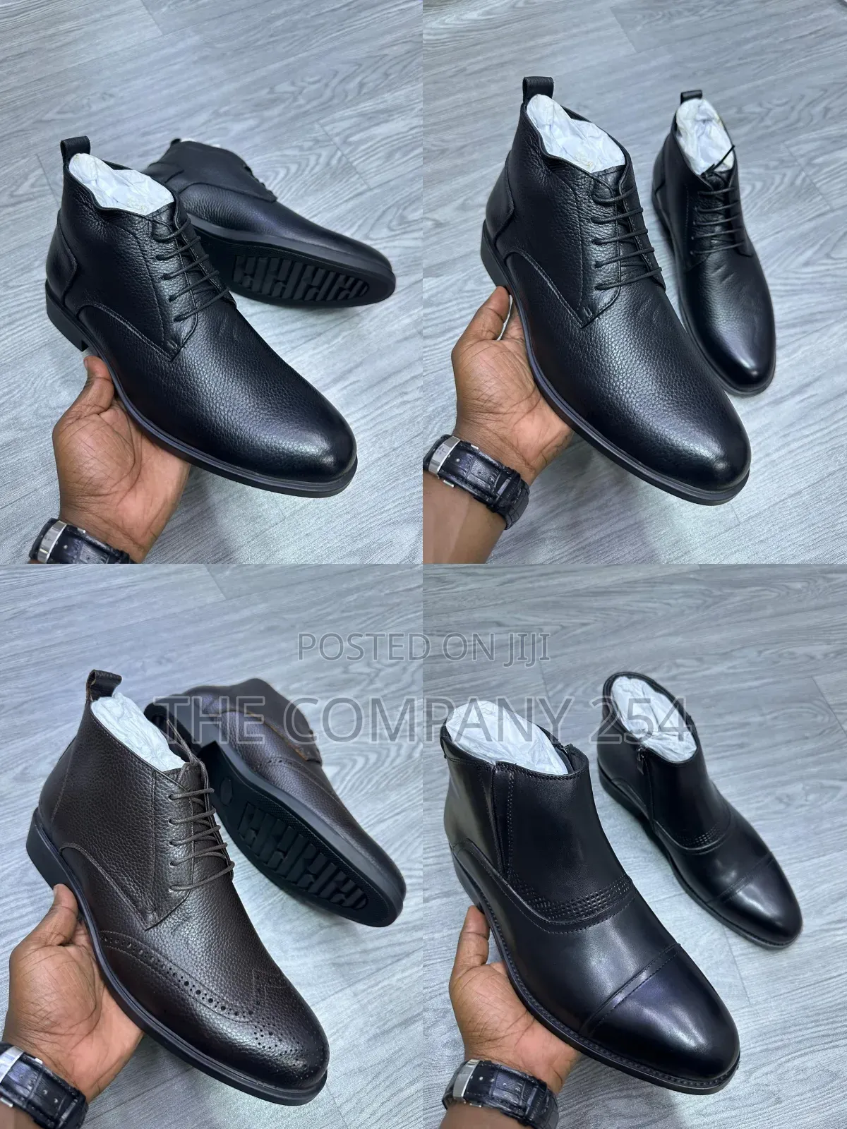 Quality Leather Official Rubber Sole Clarks Timberland Boots Shoes