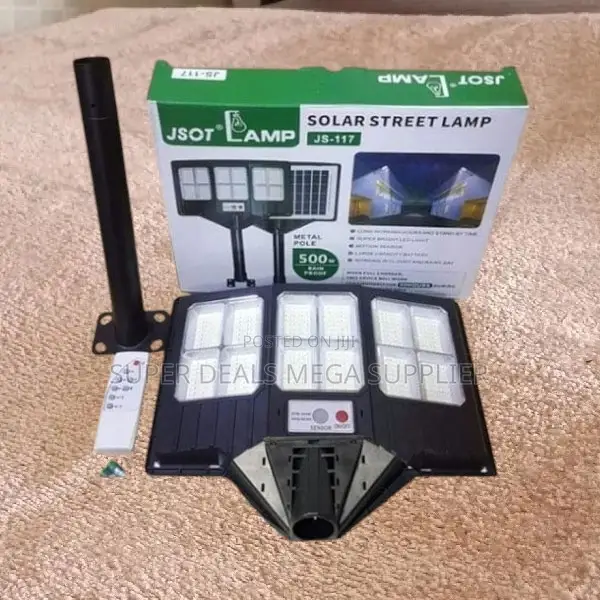 Jsot 500w Outdoor Solar Street Light With Security Led Motion Sensor