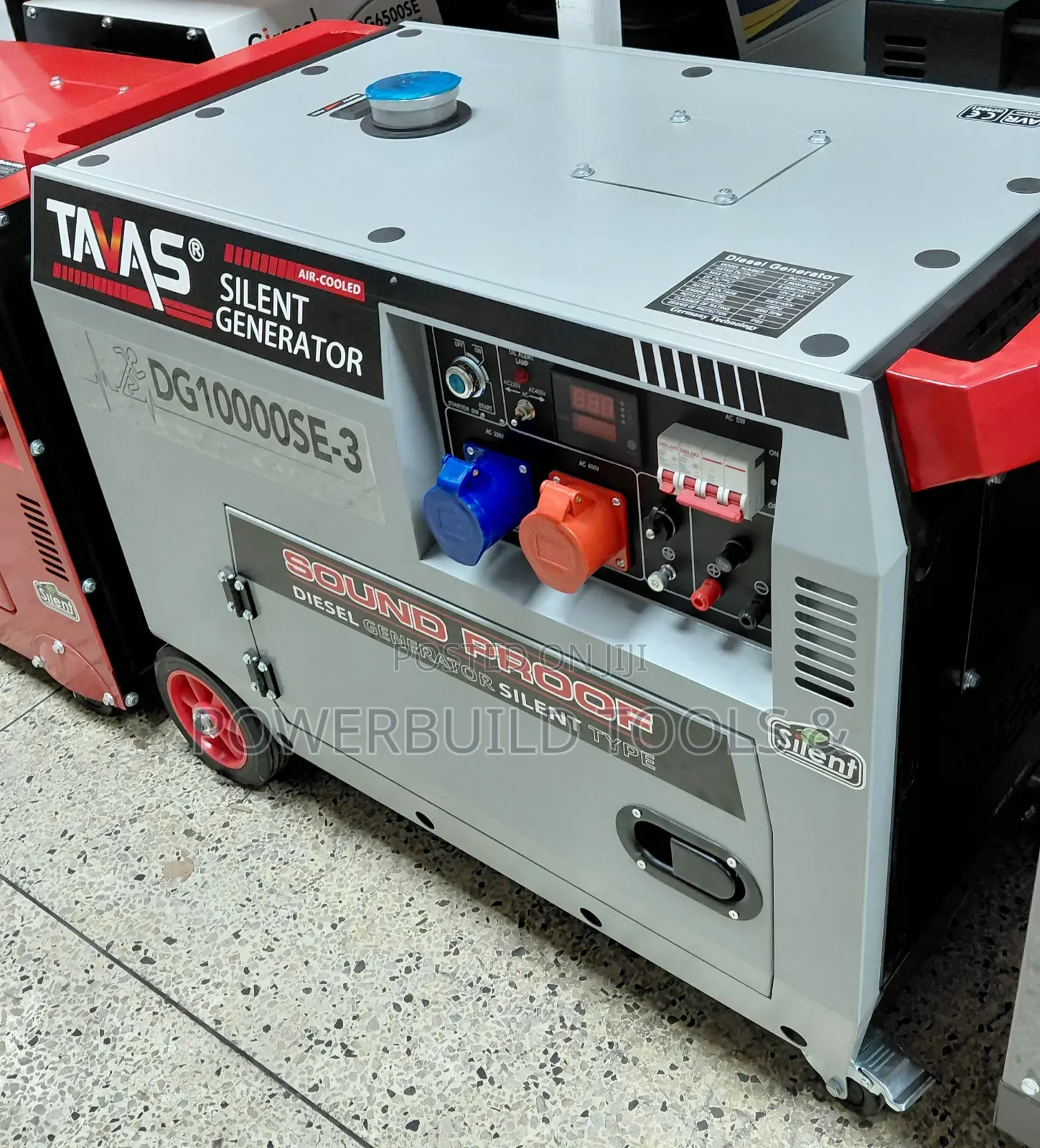 Tavas Dg10000se-3 Dual Power 12kva Sound Proof Diesel Generator
