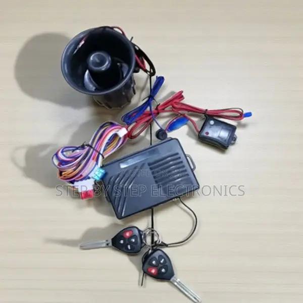 Advanced Latest Vehicle Anti-Theft Burglar Alarm Kit With Two Remotes