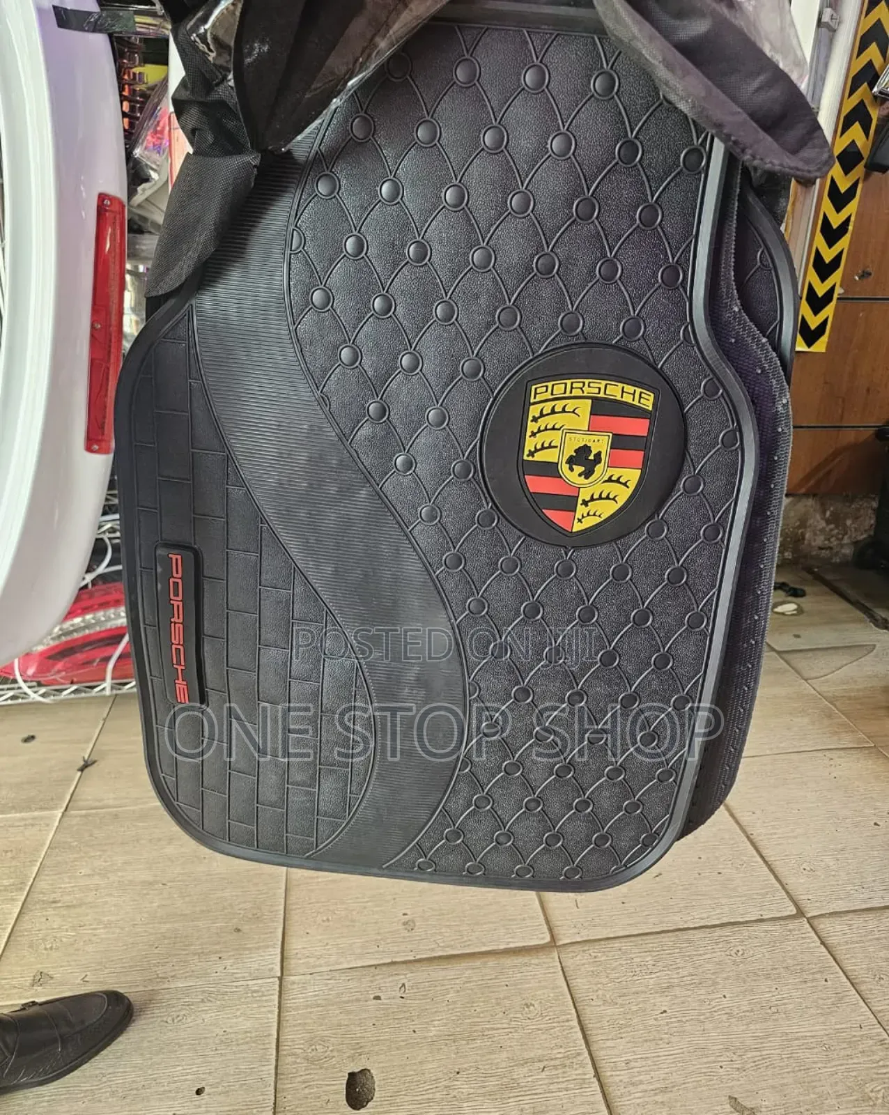 5pc Porsche Branded Rubber Mats