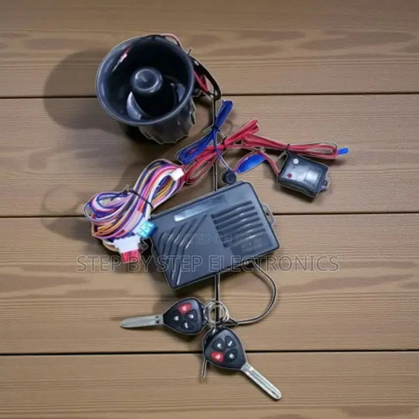 High Tech Universal Car Alarm System With Flip Key Remotes