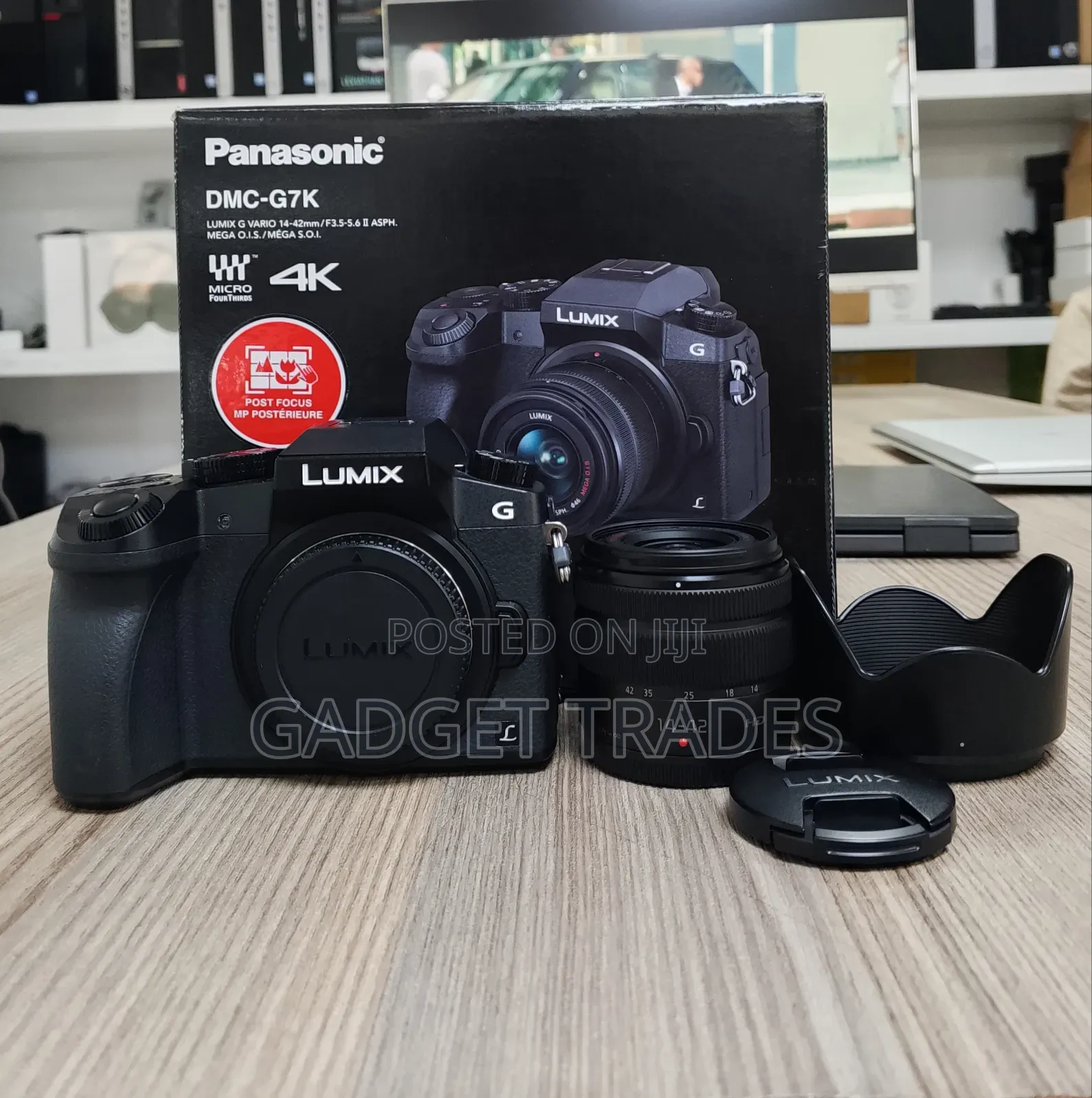 Panasonic Lumix G7 Mirrorless Camera With 14-42mm Lens (Black)