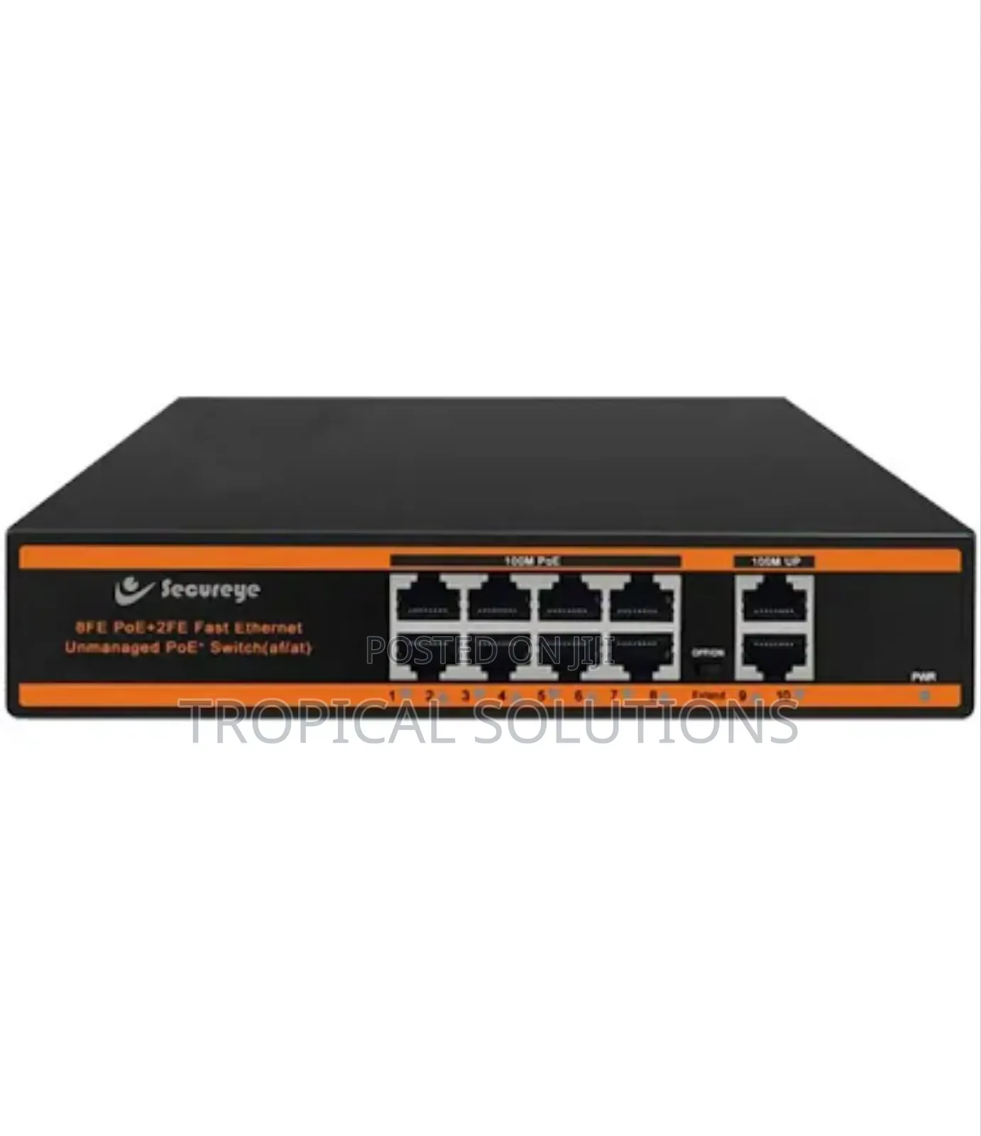 Secureye 4 Port Fast Ethernet Poe Switch+ 2fe Uplink
