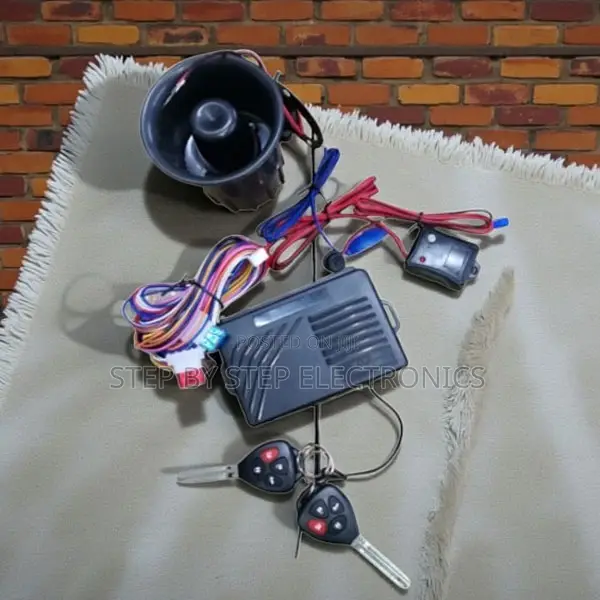 Certified Easy to Setup New Universal Car Alarm Kit With Two Flip Keys