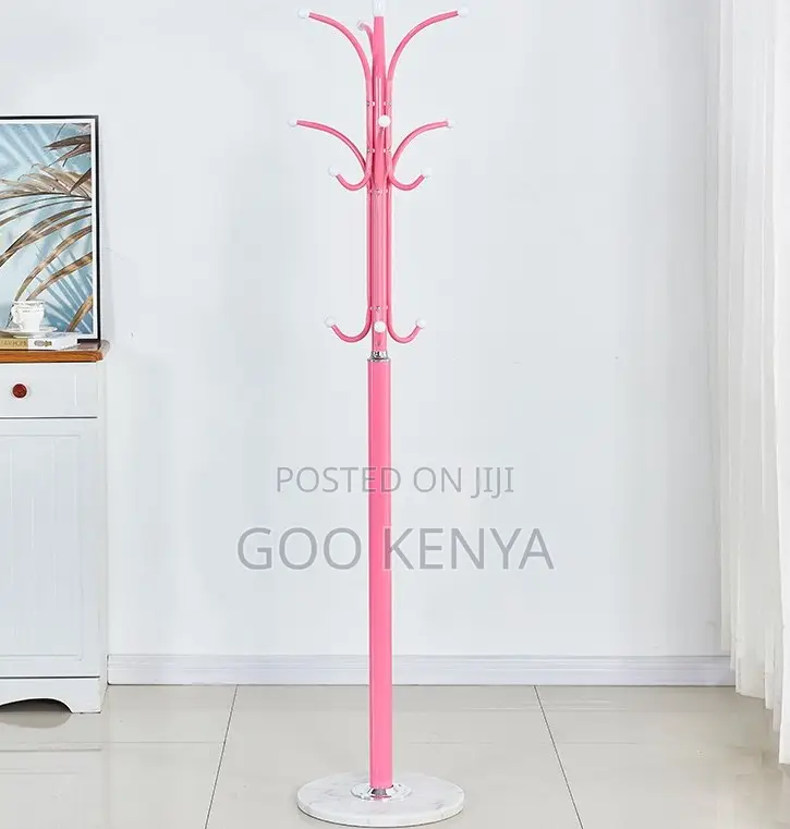 Home Hanger; Modern Floor Stand High-Quality Marble Base Metal Rack